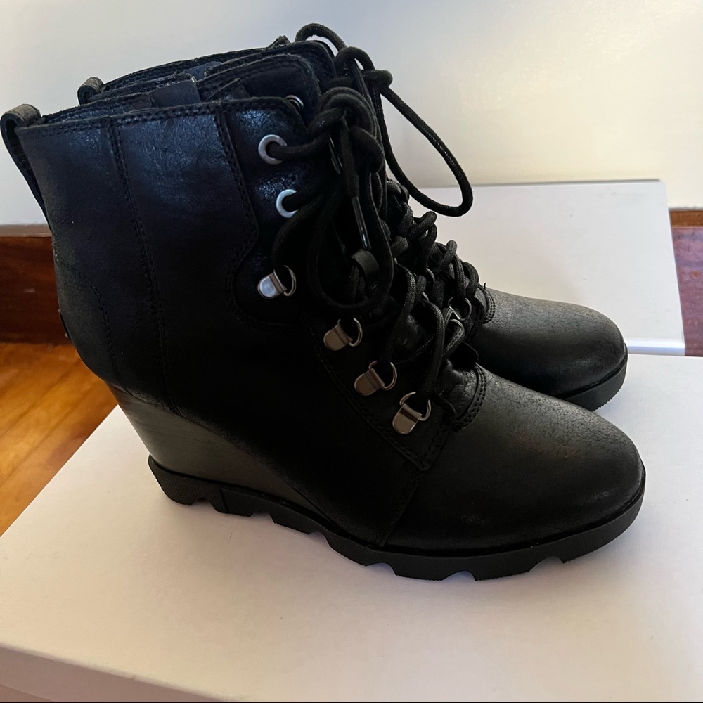 NWT Sorel Joan Uptown Waterproof Leather Ankle Bootie - Picture 11 of 14